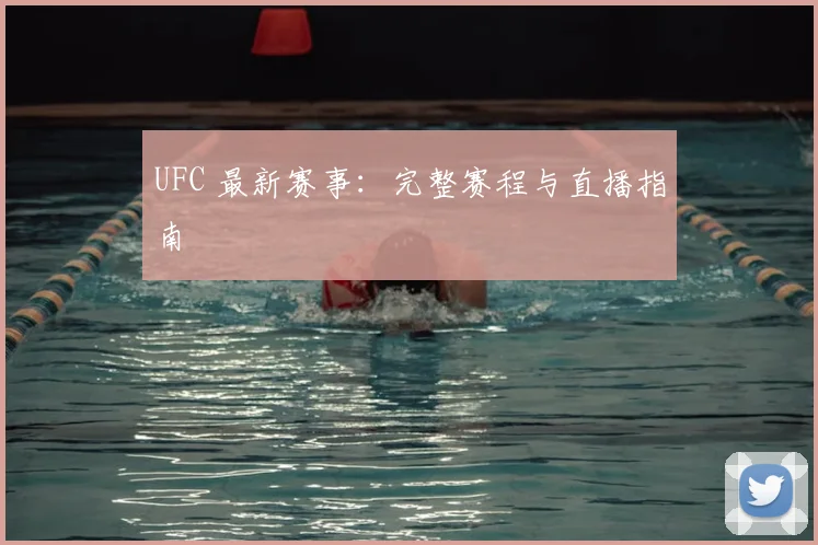 UFC 最新赛事:完整赛程与直播指南